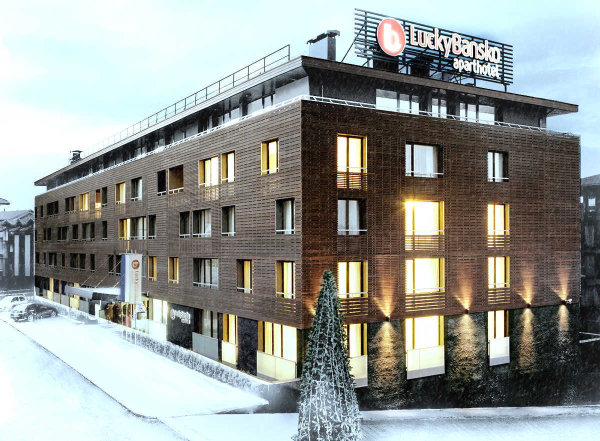 Ski Hotel Facade | Lucky Bansko SPA & Relax