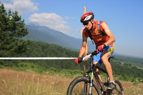 Biker in the mountain picture | Lucky Bansko SPA & Relax