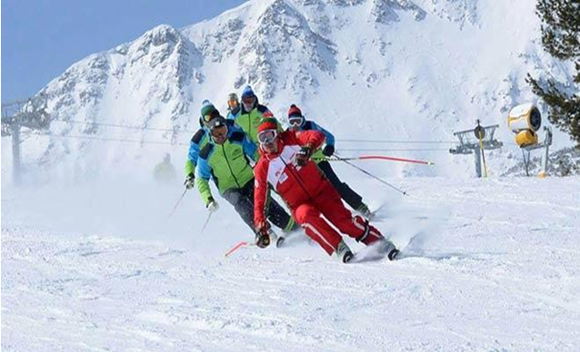 Ski schools in the town of Bansko